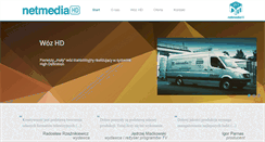 Desktop Screenshot of netmediahd.pl